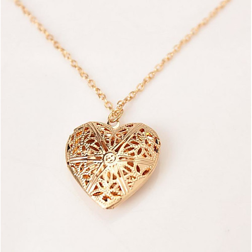 Women's Pendant Necklace Lockets Necklace Heart Fashion European Sweet Alloy Silver Gold 45 cm Necklace Jewelry 1pc For
Women's Pendant Necklace Lockets Necklace Heart Fashion European Sweet Alloy Silver Gold 45 cm Necklace Jewelry 1pc For