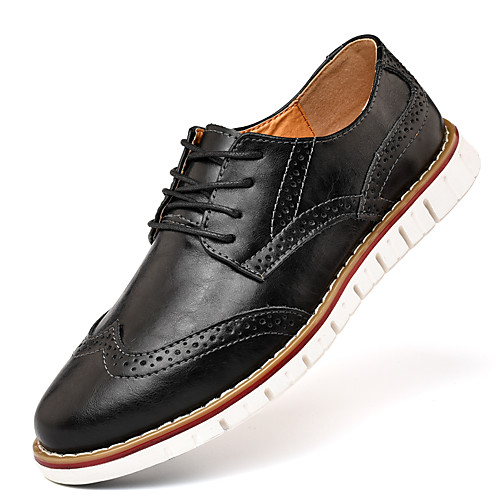 Men's Oxfords Leather Shoes Bullock Shoes Business Sporty Casual Daily Outdoor Walking Shoes Trail Running Shoes Nappa Leather Cowhide Breathable Non-slipping Shock Absorbing Booties / Ankle Boots
Men's Oxfords Leather Shoes Bullock Shoes Business Sporty Casual Daily Outdoor Walking Shoes Trail Running Shoes Nappa Leather Cowhide Breathable Non-slipping Shock Absorbing Booties / Ankle Boots