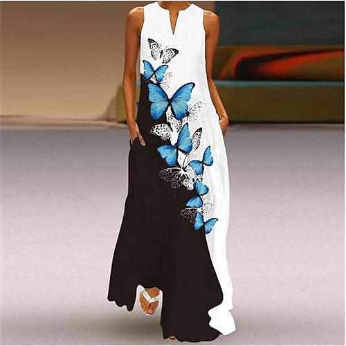 Women's Shift Dress Maxi long Dress Sleeveless Floral / Botanical Animal Print Spring Summer V Neck Classic & Timeless 2021 S M L XL XXL 3XL 4XL 5XL
Women's Shift Dress Maxi long Dress Sleeveless Floral / Botanical Animal Print Spring Summer V Neck Classic & Timeless 2021 S M L XL XXL 3XL 4XL 5XL