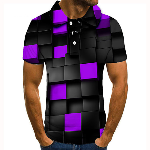 Men's Golf Shirt 3D Print 3D Graphic Prints Button-Down Short Sleeve Street Tops Casual Fashion Cool Black / Sports
Men's Golf Shirt 3D Print 3D Graphic Prints Button-Down Short Sleeve Street Tops Casual Fashion Cool Black / Sports