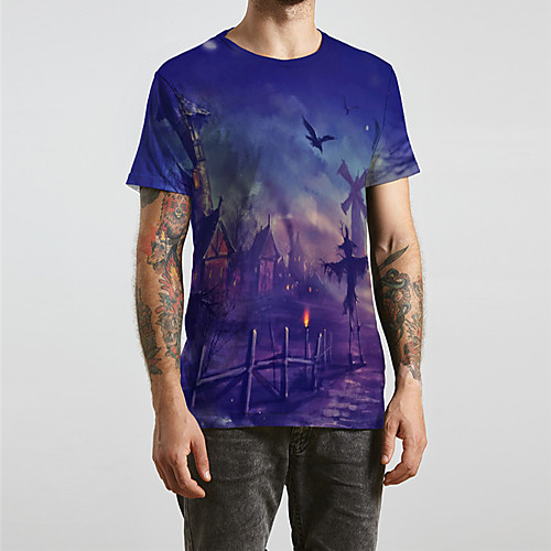 Men's Unisex Tee T shirt 3D Print Graphic Prints City Landscape Plus Size Print Short Sleeve Casual Tops Basic Designer Big and Tall Rainbow
Men's Unisex Tee T shirt 3D Print Graphic Prints City Landscape Plus Size Print Short Sleeve Casual Tops Basic Designer Big and Tall Rainbow