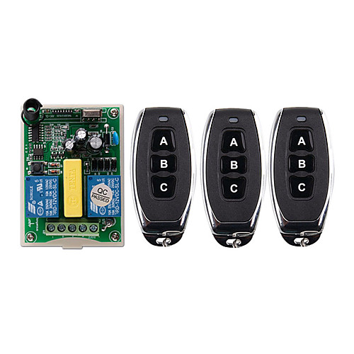 AC 220V 2CH 10A Relay switch /Wireless Remote Control Motor Switch 2CH Receiver For Motor Up Stop Down /433mhz
AC 220V 2CH 10A Relay switch /Wireless Remote Control Motor Switch 2CH Receiver For Motor Up Stop Down /433mhz