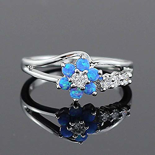 exquisite round cut white created opal stone flower created opal rings women jewelry birthday proposal gift bridal engagement party band rings size 6-10
exquisite round cut white created opal stone flower created opal rings women jewelry birthday proposal gift bridal engagement party band rings size 6-10