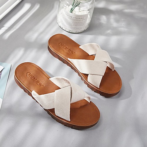 Women's Sandals Comfort Shoes Outdoor Slippers Flat Heel Round Toe PU Yellow Black Beige
Women's Sandals Comfort Shoes Outdoor Slippers Flat Heel Round Toe PU Yellow Black Beige