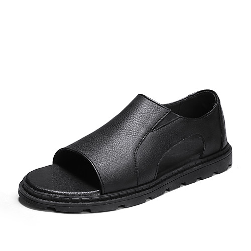 Men's Sandals Gladiator Sandals Roman Sandals Beach Roman Shoes Daily Outdoor Nappa Leather Breathable Non-slipping Wear Proof Black Beige Spring Summer
Men's Sandals Gladiator Sandals Roman Sandals Beach Roman Shoes Daily Outdoor Nappa Leather Breathable Non-slipping Wear Proof Black Beige Spring Summer