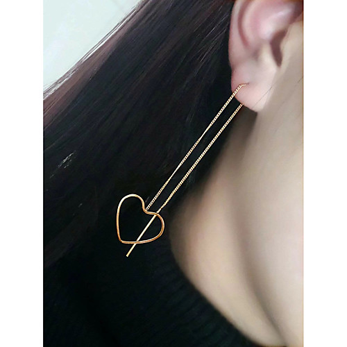 Women's Drop Earrings Earrings Classic Sweet Heart Simple Fashion Sweet Earrings Jewelry Gold For Prom Date Vacation 1 Pair
Women's Drop Earrings Earrings Classic Sweet Heart Simple Fashion Sweet Earrings Jewelry Gold For Prom Date Vacation 1 Pair