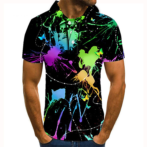 Men's Golf Shirt Tennis Shirt 3D Print Graphic Prints Graffiti Button-Down Short Sleeve Street Tops Casual Fashion Cool Black / Sports
Men's Golf Shirt Tennis Shirt 3D Print Graphic Prints Graffiti Button-Down Short Sleeve Street Tops Casual Fashion Cool Black / Sports