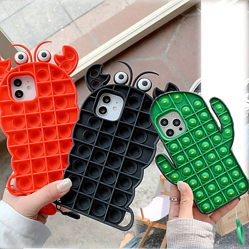 Fidget Toys Phone Case For iPhone 12 11 Pro Max Rainbow Push Pop Bubble Protecive Silicone Cactus/Crayfish Case for iPhone XS Max XR X 7 8 Plus Stress Relief Fidget Cover
Fidget Toys Phone Case For iPhone 12 11 Pro Max Rainbow Push Pop Bubble Protecive Silicone Cactus/Crayfish Case for iPhone XS Max XR X 7 8 Plus Stress Relief Fidget Cover