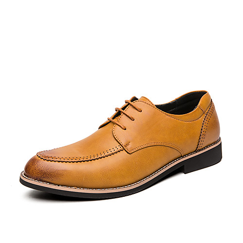 Men's Oxfords Leather Shoes Printed Oxfords Business Casual Classic Daily Party & Evening Nappa Leather Cowhide Non-slipping Wear Proof Booties / Ankle Boots Black Yellow Color Block Spring Summer
Men's Oxfords Leather Shoes Printed Oxfords Business Casual Classic Daily Party & Evening Nappa Leather Cowhide Non-slipping Wear Proof Booties / Ankle Boots Black Yellow Color Block Spring Summer