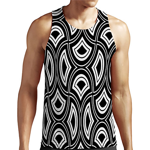 Men's Unisex Tank Top Undershirt Shirt 3D Print Graphic Prints Geometry Plus Size Print Sleeveless Casual Tops Basic Designer Big and Tall Round Neck Black / Summer
Men's Unisex Tank Top Undershirt Shirt 3D Print Graphic Prints Geometry Plus Size Print Sleeveless Casual Tops Basic Designer Big and Tall Round Neck Black / Summer