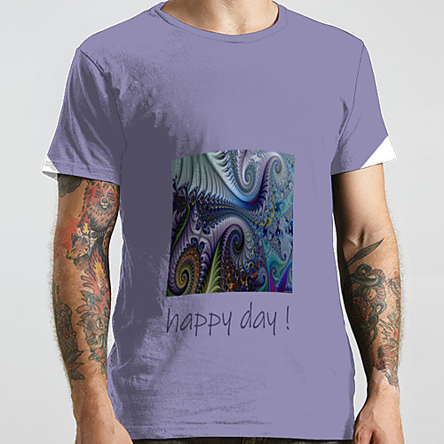 Men's Unisex Tee T shirt 3D Print Graphic Graphic Prints Plus Size Print Short Sleeve Casual Tops Basic Designer Big and Tall Light Purple
Men's Unisex Tee T shirt 3D Print Graphic Graphic Prints Plus Size Print Short Sleeve Casual Tops Basic Designer Big and Tall Light Purple