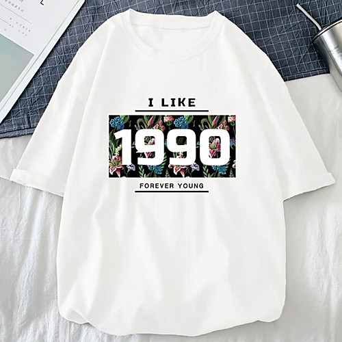 Men's Unisex Tee T shirt Hot Stamping Text Graphic Prints Plus Size Print Short Sleeve Casual Tops 100% Cotton Basic Designer Big and Tall White
Men's Unisex Tee T shirt Hot Stamping Text Graphic Prints Plus Size Print Short Sleeve Casual Tops 100% Cotton Basic Designer Big and Tall White