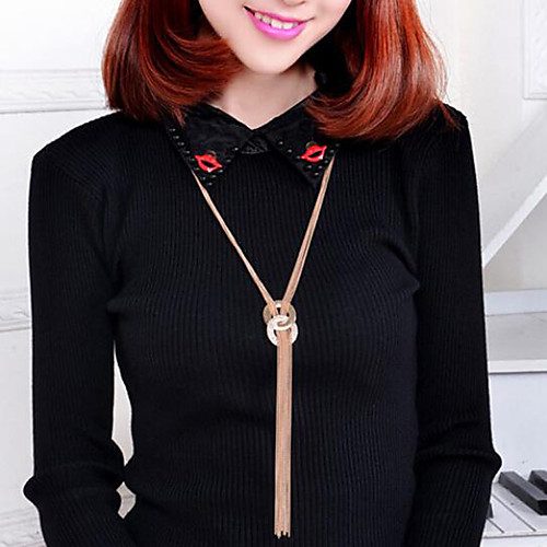 Women's Pendant Necklace Long Necklace Tassel Precious Fashion Zircon Resin Chrome Gold Silver 70 cm Necklace Jewelry For Christmas Halloween Party Evening Street Gift
Women's Pendant Necklace Long Necklace Tassel Precious Fashion Zircon Resin Chrome Gold Silver 70 cm Necklace Jewelry For Christmas Halloween Party Evening Street Gift