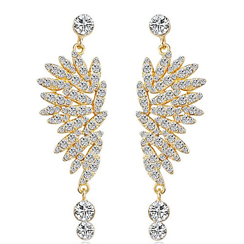 Women's Cubic Zirconia Drop Earrings Tassel Fringe Stylish Gold Plated Earrings Jewelry Gold / White For Party Evening Prom Birthday Festival 1 Pair
Women's Cubic Zirconia Drop Earrings Tassel Fringe Stylish Gold Plated Earrings Jewelry Gold / White For Party Evening Prom Birthday Festival 1 Pair