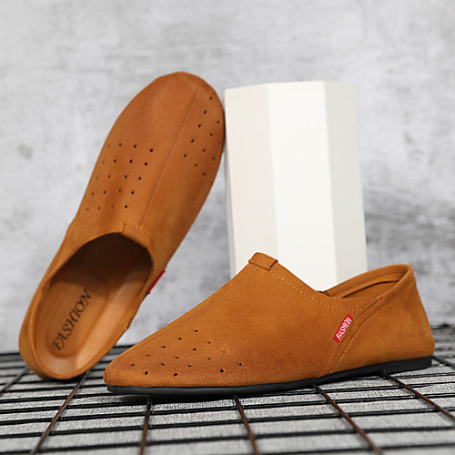 Men's Loafers & Slip-Ons Casual Daily Outdoor Walking Shoes Nappa Leather Cowhide Breathable Handmade Non-slipping Booties / Ankle Boots Black Brown Spring Summer
Men's Loafers & Slip-Ons Casual Daily Outdoor Walking Shoes Nappa Leather Cowhide Breathable Handmade Non-slipping Booties / Ankle Boots Black Brown Spring Summer