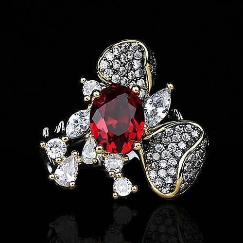 Ring AAA Cubic Zirconia Black Brass Floral Theme Flower Statement Luxury European 1pc 6 7 8 9 10 / Women's
Ring AAA Cubic Zirconia Black Brass Floral Theme Flower Statement Luxury European 1pc 6 7 8 9 10 / Women's