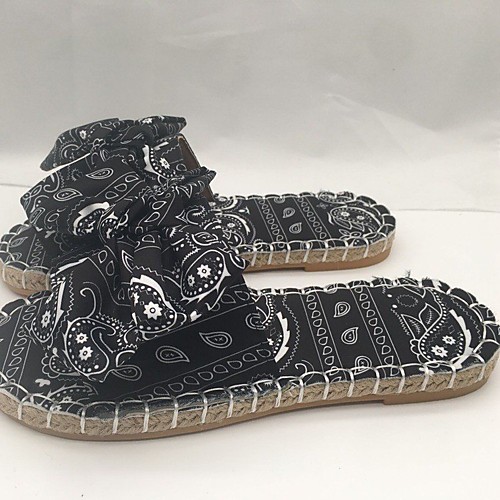 Women's Sandals Espadrilles Outdoor Slippers Flat Heel Round Toe PU Color Block Red Black Blue
Women's Sandals Espadrilles Outdoor Slippers Flat Heel Round Toe PU Color Block Red Black Blue