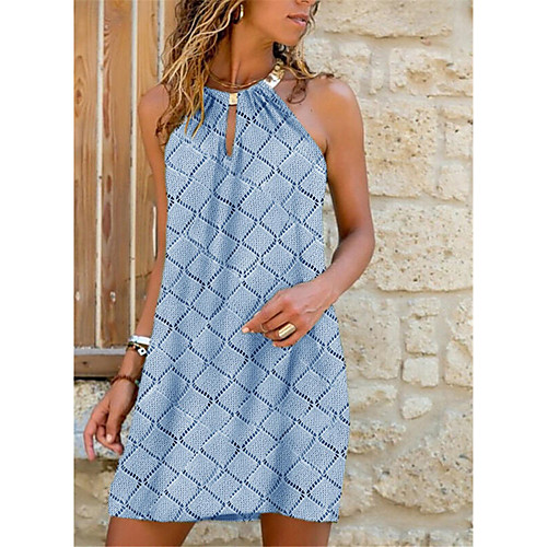 2021 new summer european and american cross-border fashion women's wish amazon mid-length metal halter plaid dress
2021 new summer european and american cross-border fashion women's wish amazon mid-length metal halter plaid dress