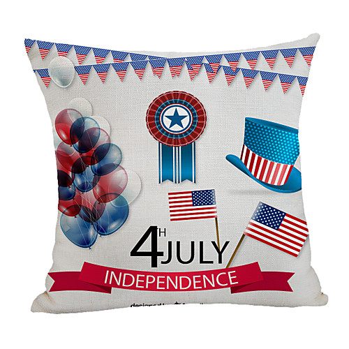 Double Side Print Independence Day Cushion Cover 1PC Faux Linen Soft Square Throw Pillow Cover Cushion Case Pillowcase for Sofa Bedroom 45 x 45 cm (18 x 18 Inch) Superior Quality Machine Washable
Double Side Print Independence Day Cushion Cover 1PC Faux Linen Soft Square Throw Pillow Cover Cushion Case Pillowcase for Sofa Bedroom 45 x 45 cm (18 x 18 Inch) Superior Quality Machine Washable