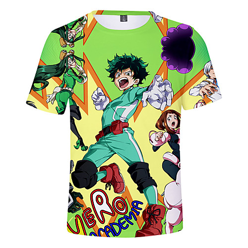 Inspired by My Hero Academia / Boku No Hero Cosplay Cosplay Costume T-shirt Terylene Graphic Printing T-shirt For Women's / Men's
Inspired by My Hero Academia / Boku No Hero Cosplay Cosplay Costume T-shirt Terylene Graphic Printing T-shirt For Women's / Men's
