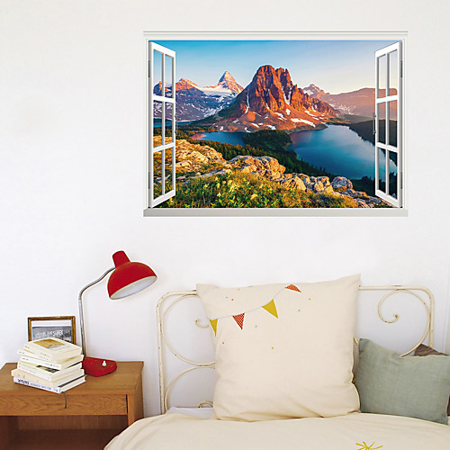 3D Fake Window New Wall Paste High Mountain Lake Home Corridor Background Decoration Can Be Removed Stickers
3D Fake Window New Wall Paste High Mountain Lake Home Corridor Background Decoration Can Be Removed Stickers