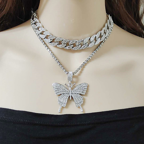 necklace jewelry micro-inlaid rhinestone geometric necklace female retro suit cuban chain big butterfly necklace
necklace jewelry micro-inlaid rhinestone geometric necklace female retro suit cuban chain big butterfly necklace