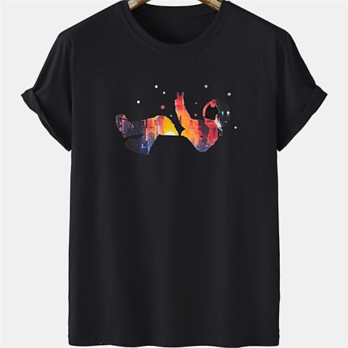 Men's Unisex Tee T shirt Hot Stamping Astronaut Plus Size Short Sleeve Casual Tops 100% Cotton Basic Designer Big and Tall Black Khaki Gray
Men's Unisex Tee T shirt Hot Stamping Astronaut Plus Size Short Sleeve Casual Tops 100% Cotton Basic Designer Big and Tall Black Khaki Gray