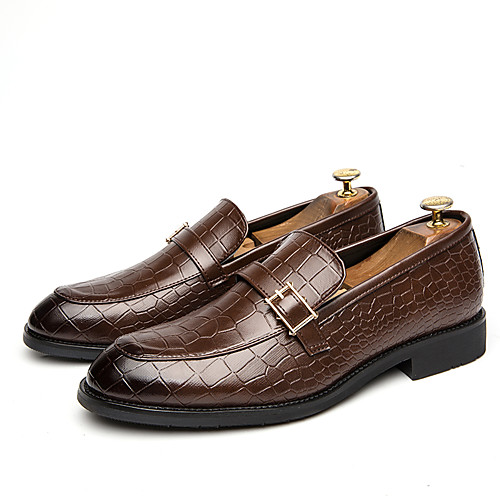 Men's Loafers & Slip-Ons Penny Loafers Business Classic British Daily Party & Evening Walking Shoes Cowhide Non-slipping Height-increasing Wear Proof Booties / Ankle Boots Black Brown Spring Summer
Men's Loafers & Slip-Ons Penny Loafers Business Classic British Daily Party & Evening Walking Shoes Cowhide Non-slipping Height-increasing Wear Proof Booties / Ankle Boots Black Brown Spring Summer