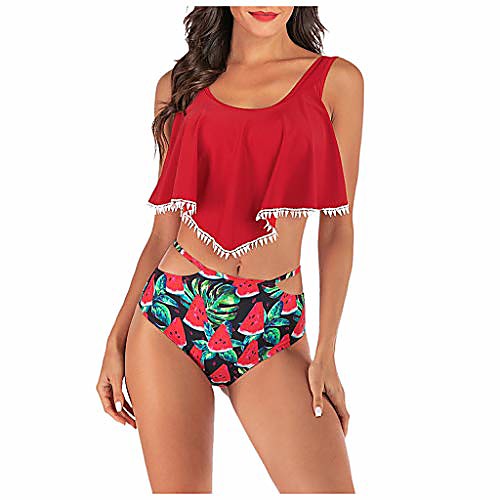 Women's Bikini 2 Piece Swimsuit High Waist Tassel Hole Solid Color Sapphire grapefruit Zhang Lan Purple White Swimwear Bathing Suits New Bohemian Casual / Padded Bras / Beach
Women's Bikini 2 Piece Swimsuit High Waist Tassel Hole Solid Color Sapphire grapefruit Zhang Lan Purple White Swimwear Bathing Suits New Bohemian Casual / Padded Bras / Beach