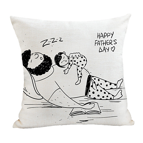 Double Side Print Father's Day Cushion Cover 1PC Faux Linen Soft Square Throw Pillow Cover Cushion Case Pillowcase for Sofa Bedroom 45 x 45 cm (18 x 18 Inch) Superior Quality Machine Washable
Double Side Print Father's Day Cushion Cover 1PC Faux Linen Soft Square Throw Pillow Cover Cushion Case Pillowcase for Sofa Bedroom 45 x 45 cm (18 x 18 Inch) Superior Quality Machine Washable