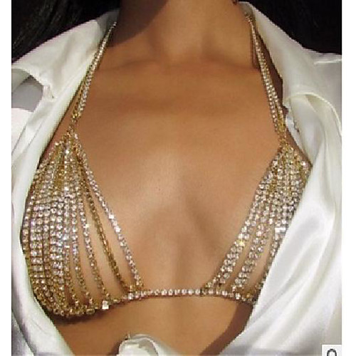 sexy body chain jewelry women sexy diamond-studded chain bikini chest chain 
sexy body chain jewelry women sexy diamond-studded chain bikini chest chain