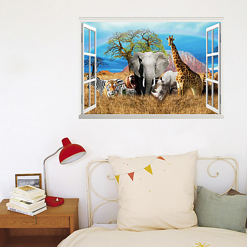 3D Animals Wall Stickers Bedroom Stair Removable Pre-pasted PVC Home Decoration Wall Decal 1pc
3D Animals Wall Stickers Bedroom Stair Removable Pre-pasted PVC Home Decoration Wall Decal 1pc
