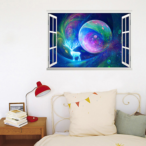 3D New Fake Window Wall Paste Colorful Sika Deer Living Room Bedroom Corridor Decoration Can Be Removed Stickers
3D New Fake Window Wall Paste Colorful Sika Deer Living Room Bedroom Corridor Decoration Can Be Removed Stickers