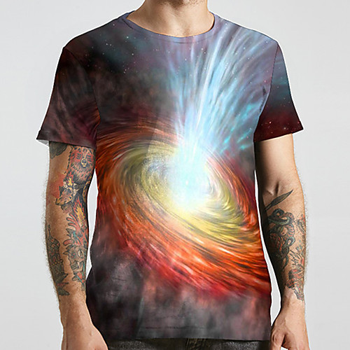 Men's Unisex Tee T shirt 3D Print Galaxy Graphic Prints Plus Size Print Short Sleeve Casual Tops Basic Designer Big and Tall Gray
Men's Unisex Tee T shirt 3D Print Galaxy Graphic Prints Plus Size Print Short Sleeve Casual Tops Basic Designer Big and Tall Gray