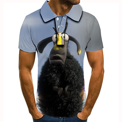 Men's Golf Shirt 3D Print Antelope Animal Button-Down Short Sleeve Street Tops Casual Fashion Cool Blue / Sports
Men's Golf Shirt 3D Print Antelope Animal Button-Down Short Sleeve Street Tops Casual Fashion Cool Blue / Sports