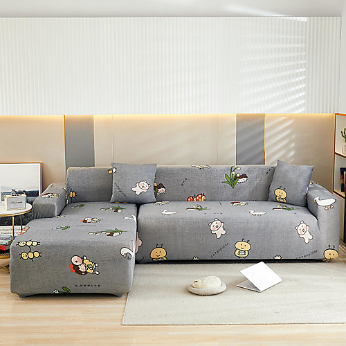 Cartoon Print Dustproof All-powerful Slipcovers Stretch L Shape Sofa Cover Super Soft Fabric Couch Cover Sofa Furniture Protector With One Free Boster Case
Cartoon Print Dustproof All-powerful Slipcovers Stretch L Shape Sofa Cover Super Soft Fabric Couch Cover Sofa Furniture Protector With One Free Boster Case