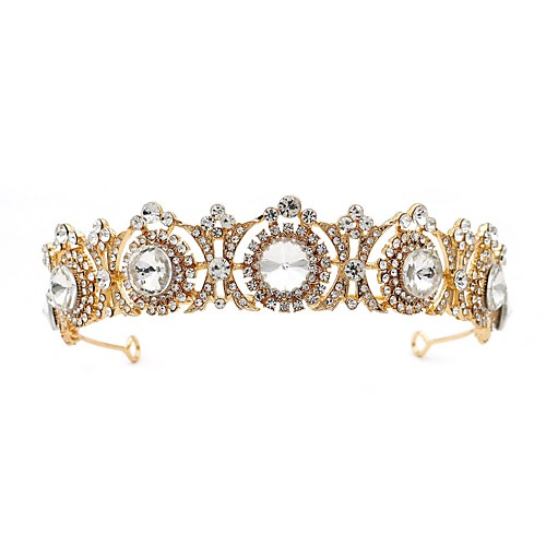 Wedding Bridal Rhinestone / Alloy Headpiece with Rhinestone 1 Piece Wedding / Special Occasion Headpiece
Wedding Bridal Rhinestone / Alloy Headpiece with Rhinestone 1 Piece Wedding / Special Occasion Headpiece