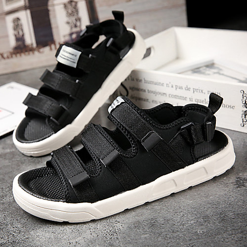 Men's Sandals Casual Beach Daily Water Shoes Walking Shoes PU Elastic Fabric Breathable Non-slipping Wear Proof Black Red Army Green Summer
Men's Sandals Casual Beach Daily Water Shoes Walking Shoes PU Elastic Fabric Breathable Non-slipping Wear Proof Black Red Army Green Summer