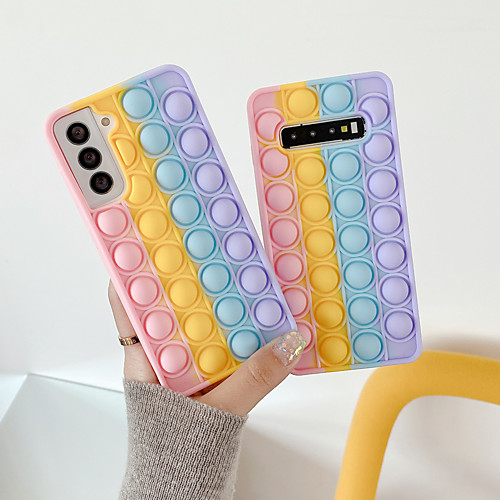 Fidget Toys Phone Case For Samsung Galaxy S21 S20 Ultra Interesting Push Pop Bubble Reliver Stress Silicone Case for Samsung Galaxy Note 20 Ultra S10 S9 Plus
Fidget Toys Phone Case For Samsung Galaxy S21 S20 Ultra Interesting Push Pop Bubble Reliver Stress Silicone Case for Samsung Galaxy Note 20 Ultra S10 S9 Plus