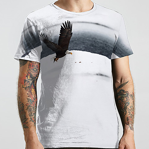 Men's Unisex Tee T shirt 3D Print Graphic Prints Eagle Animal Plus Size Print Short Sleeve Casual Tops Basic Designer Big and Tall White
Men's Unisex Tee T shirt 3D Print Graphic Prints Eagle Animal Plus Size Print Short Sleeve Casual Tops Basic Designer Big and Tall White