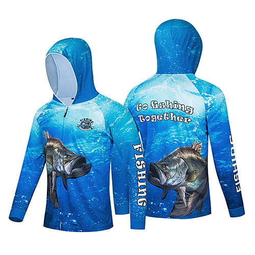 Men's Hoodie Jacket Skin Coat Outdoor Long Sleeve Quick Dry Lightweight Breathable UV Protection Sweat-Wicking Jacket Spring Summer Fishing Camping & Hiking Cycling / Bike Blue / Ice Silk / Stretchy
Men's Hoodie Jacket Skin Coat Outdoor Long Sleeve Quick Dry Lightweight Breathable UV Protection Sweat-Wicking Jacket Spring Summer Fishing Camping & Hiking Cycling / Bike Blue / Ice Silk / Stretchy
