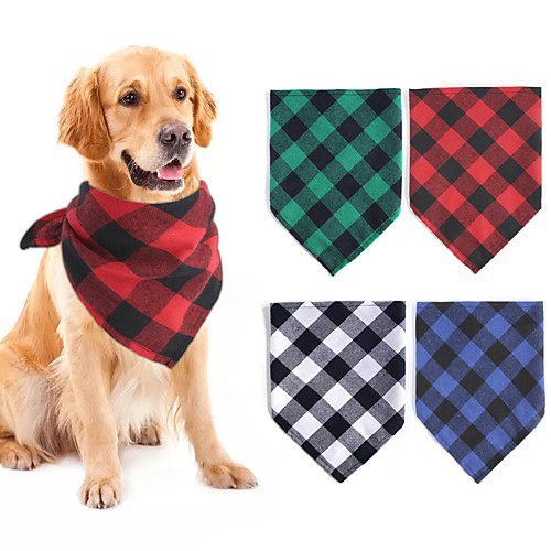 Dog Cat Dog Bandana Triangle Bibs Accessories Dog Birthday Bandana Hat Plaid / Check Casual / Daily Dog Clothes Puppy Clothes Dog Outfits White Blue Red Costume for Girl and Boy Dog Cotton M
Dog Cat Dog Bandana Triangle Bibs Accessories Dog Birthday Bandana Hat Plaid / Check Casual / Daily Dog Clothes Puppy Clothes Dog Outfits White Blue Red Costume for Girl and Boy Dog Cotton M