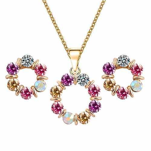 Women's Jewelry Set Bridal Jewelry Sets Geometrical Precious Fashion Gold Plated Earrings Jewelry Rainbow For Christmas Wedding Halloween Party Evening Gift 1 set
Women's Jewelry Set Bridal Jewelry Sets Geometrical Precious Fashion Gold Plated Earrings Jewelry Rainbow For Christmas Wedding Halloween Party Evening Gift 1 set
