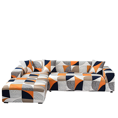 Sofa Cover The Geometric Print Dustproof Stretch Slipcovers Stretch Super Soft Fabric Couch Cover Fit for 1to 4 Cushion Couch and L Shape Sofa (You will Get 1 Throw Pillow Case as free Gift)
Sofa Cover The Geometric Print Dustproof Stretch Slipcovers Stretch Super Soft Fabric Couch Cover Fit for 1to 4 Cushion Couch and L Shape Sofa (You will Get 1 Throw Pillow Case as free Gift)