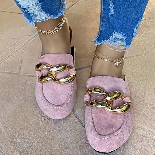 Women's Loafers & Slip-Ons Flat Heel Round Toe PU Solid Colored White Black Pink
Women's Loafers & Slip-Ons Flat Heel Round Toe PU Solid Colored White Black Pink