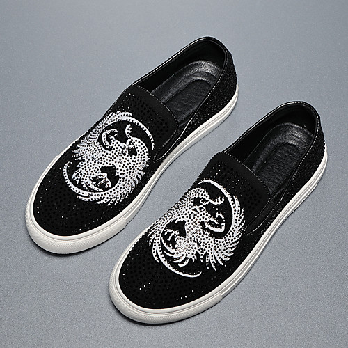 Men's Loafers & Slip-Ons Comfort Loafers Casual Athletic Daily Walking Shoes Nappa Leather Cowhide Breathable Non-slipping Shock Absorbing Booties / Ankle Boots Black 3D Spring Summer
Men's Loafers & Slip-Ons Comfort Loafers Casual Athletic Daily Walking Shoes Nappa Leather Cowhide Breathable Non-slipping Shock Absorbing Booties / Ankle Boots Black 3D Spring Summer