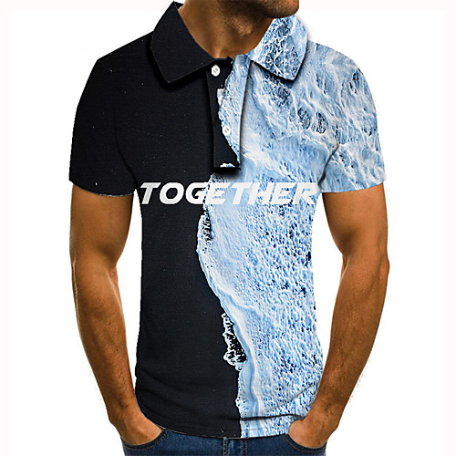 Men's Golf Shirt Tennis Shirt 3D Print Graphic Prints Letter Button-Down Short Sleeve Street Tops Casual Fashion Cool Blue / Sports
Men's Golf Shirt Tennis Shirt 3D Print Graphic Prints Letter Button-Down Short Sleeve Street Tops Casual Fashion Cool Blue / Sports