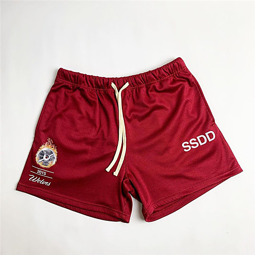 Men's Casual / Sporty Athleisure Quick Dry Breathable Sports Daily Beach Chinos Shorts Pants Letter Short Drawstring Elastic Waist White Black Red
Men's Casual / Sporty Athleisure Quick Dry Breathable Sports Daily Beach Chinos Shorts Pants Letter Short Drawstring Elastic Waist White Black Red