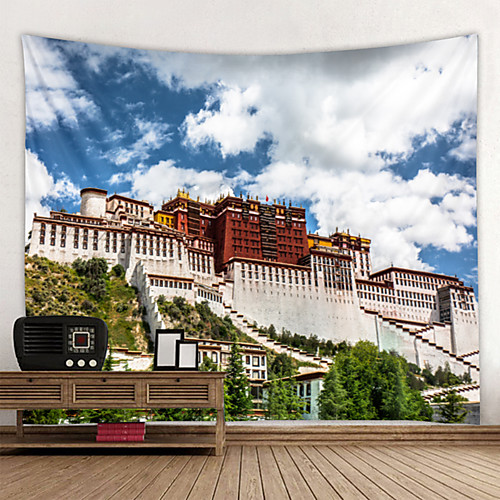 Wall Tapestry Wall Hanging Art Deco Blanket Curtain Hanging at Home Bedroom Living Room Decoration Potala Palace Landscape
Wall Tapestry Wall Hanging Art Deco Blanket Curtain Hanging at Home Bedroom Living Room Decoration Potala Palace Landscape