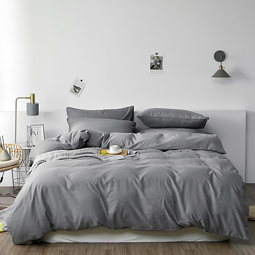 Bed Sheet Set solid color Duvet Cover set washed cotton with zipper, natural wrinkled fade resistant and breathable King/Queen/Twin size
Bed Sheet Set solid color Duvet Cover set washed cotton with zipper, natural wrinkled fade resistant and breathable King/Queen/Twin size